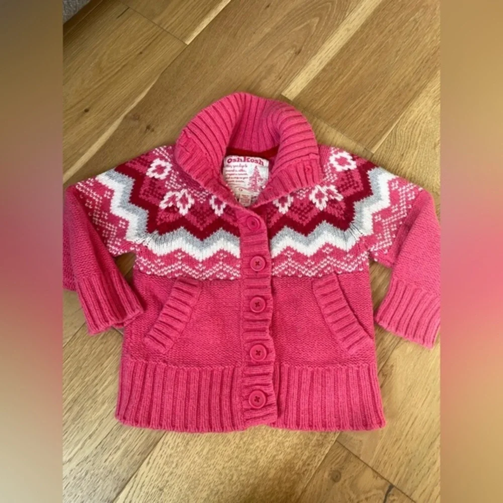 Vintage osh kosh wool blend cardigan
